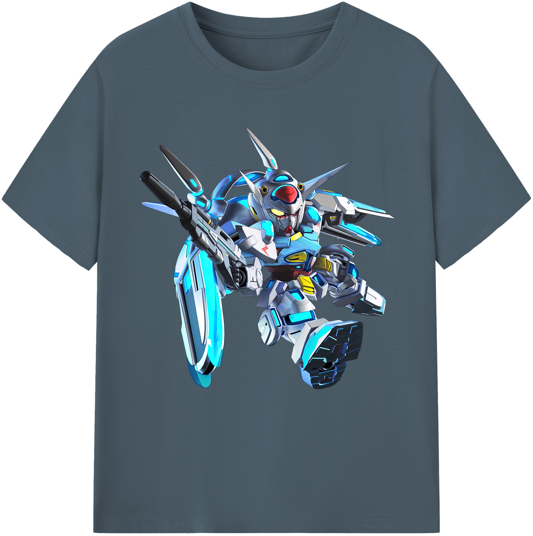 （画像用） 機動戦士ガンダム Mobile Suit Gundam 綿100％半袖Tシャツ（フロントプリント）
